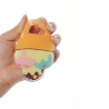 süßer Baby-Silikon-Beißring in Eiscreme-Form
